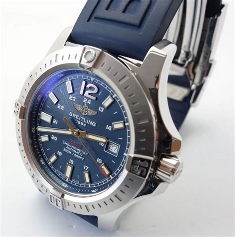 breitling uhr blaues armband